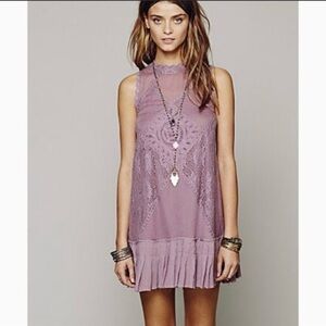 Free People One Angel elderberry dress